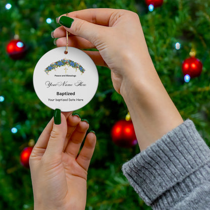 Personalized Ceramic Ornament