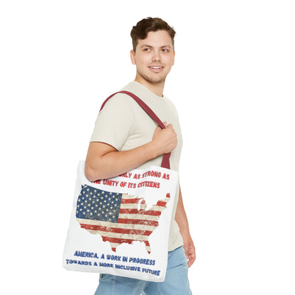 USA Flag Stars and Stripes Tote Bag