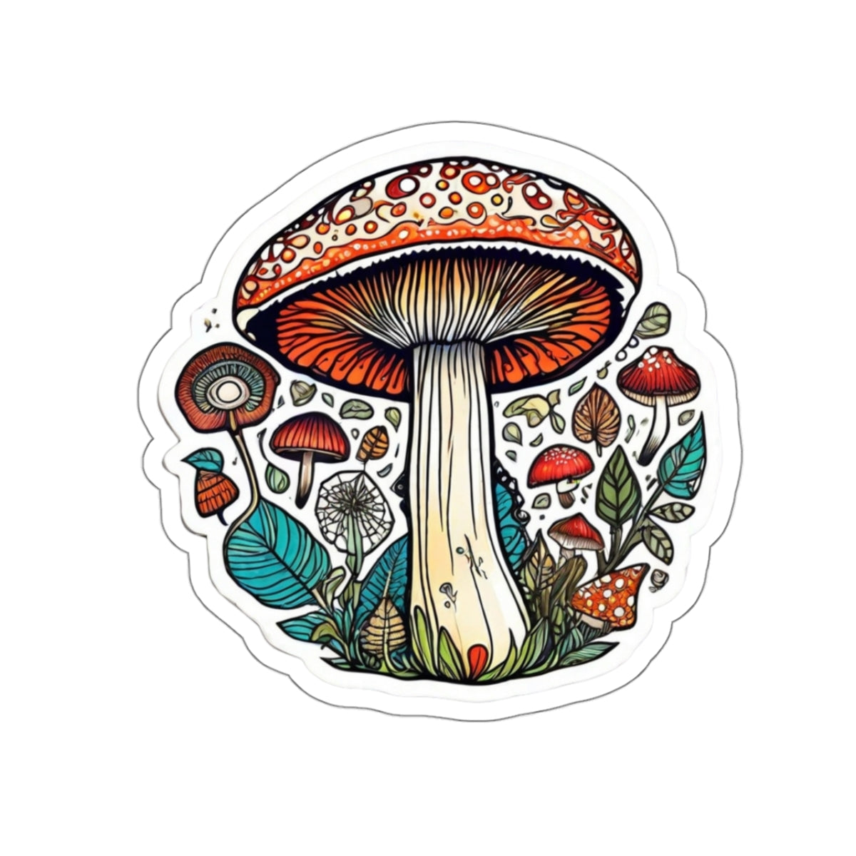 Sticker Mushroom