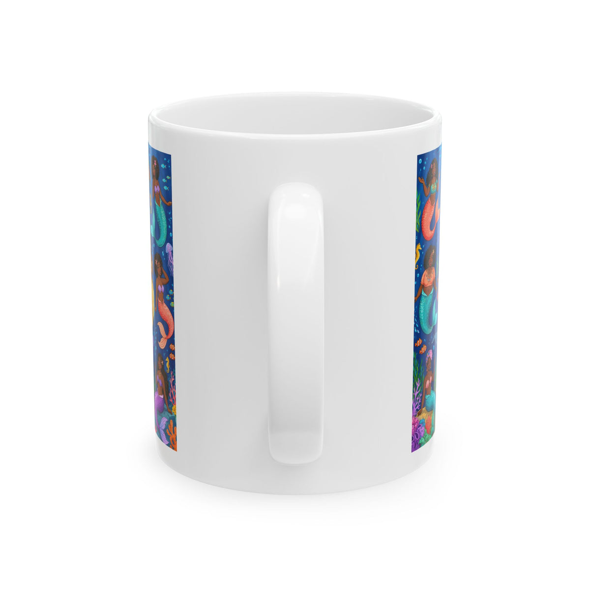 Colorful Mermaid Ocean Ceramic Mug