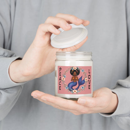 Peace Love Mermaid Meditation Soy Candle