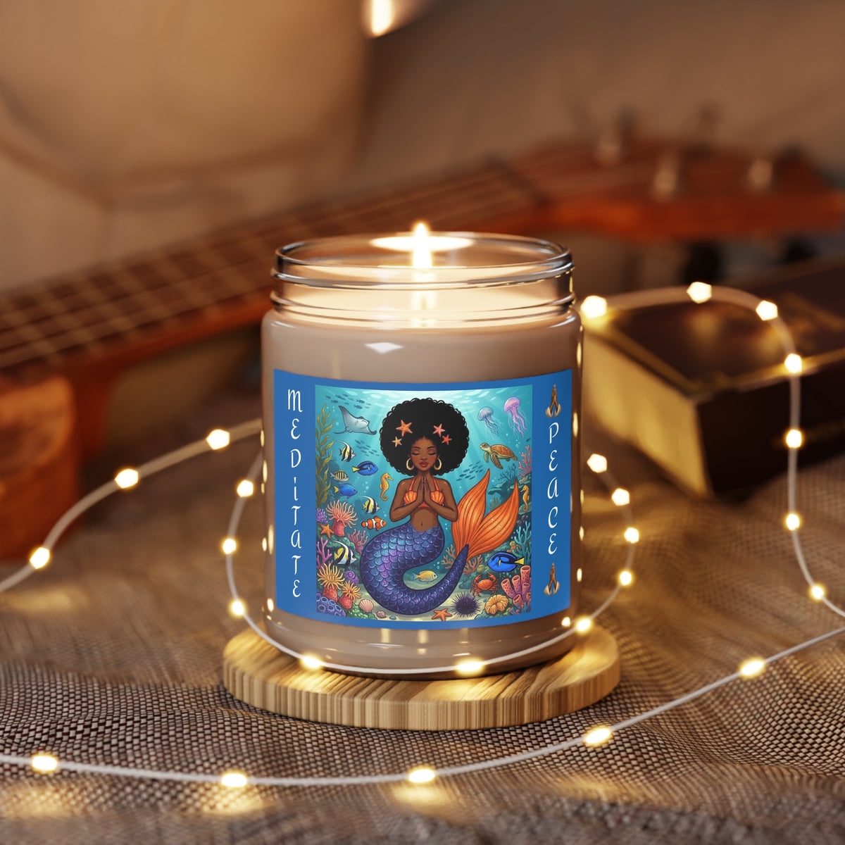 Mermaid Meditation Peace Scented Soy Candle