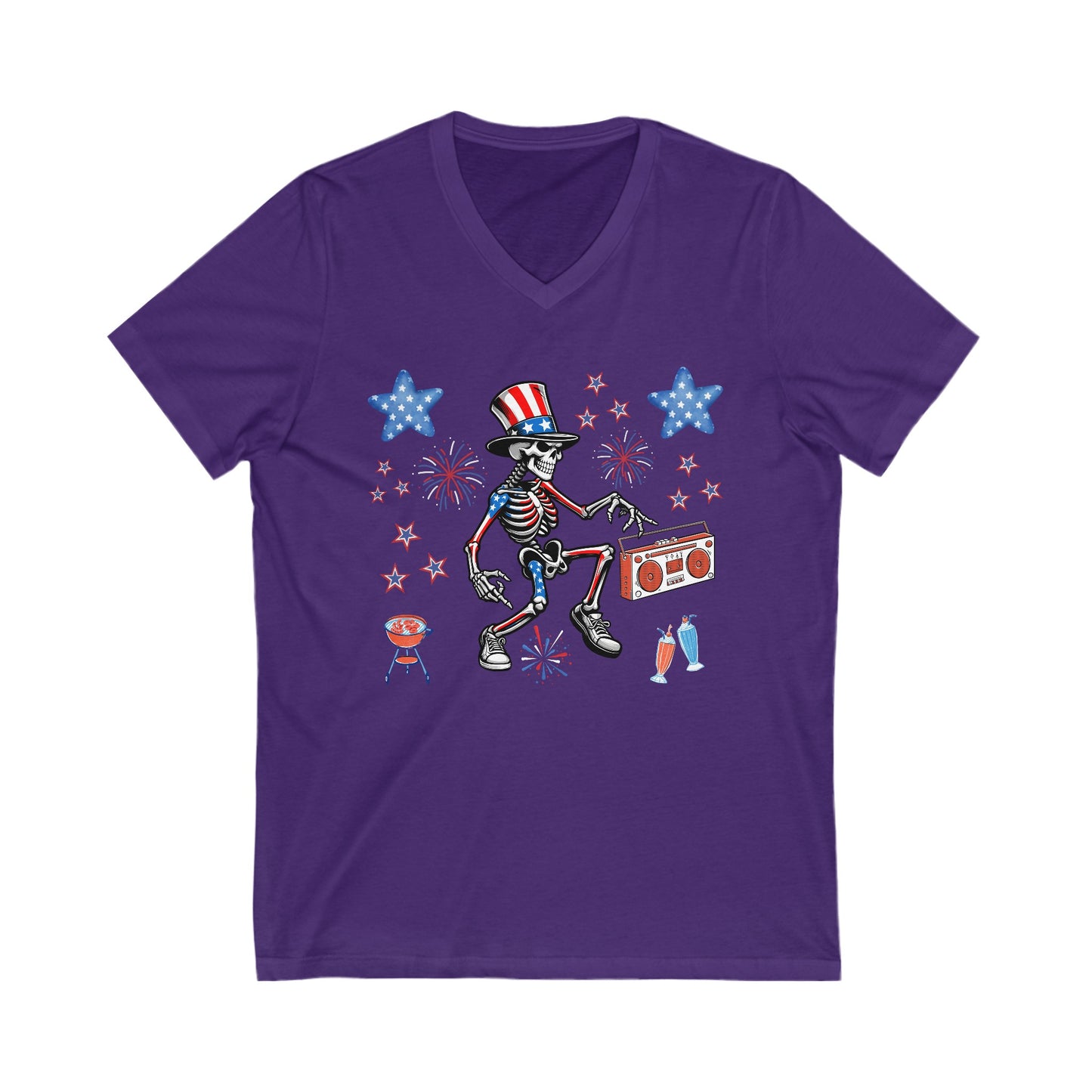 Skeleton Fireworks T-Shirt