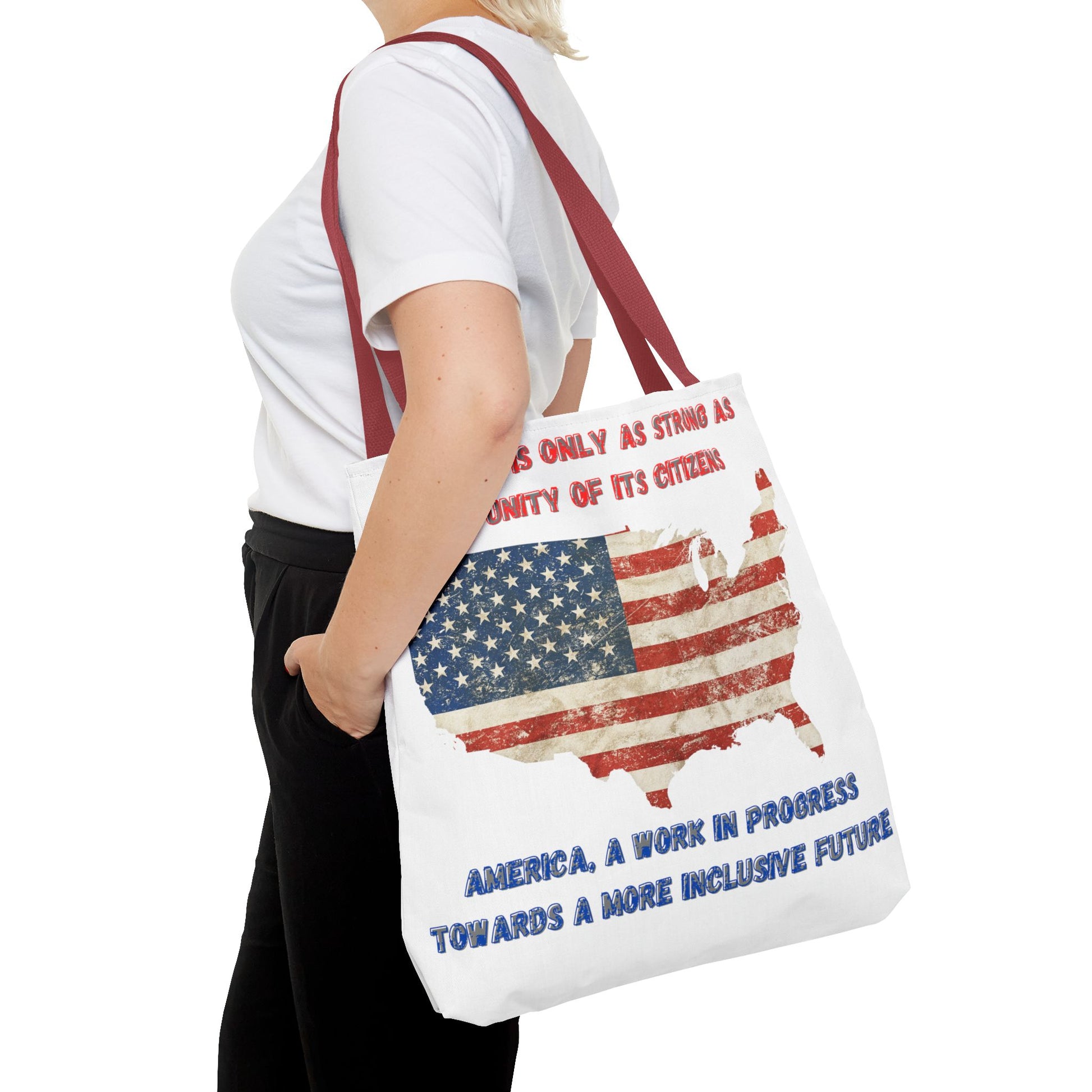 USA Flag Stars and Stripes Tote Bag