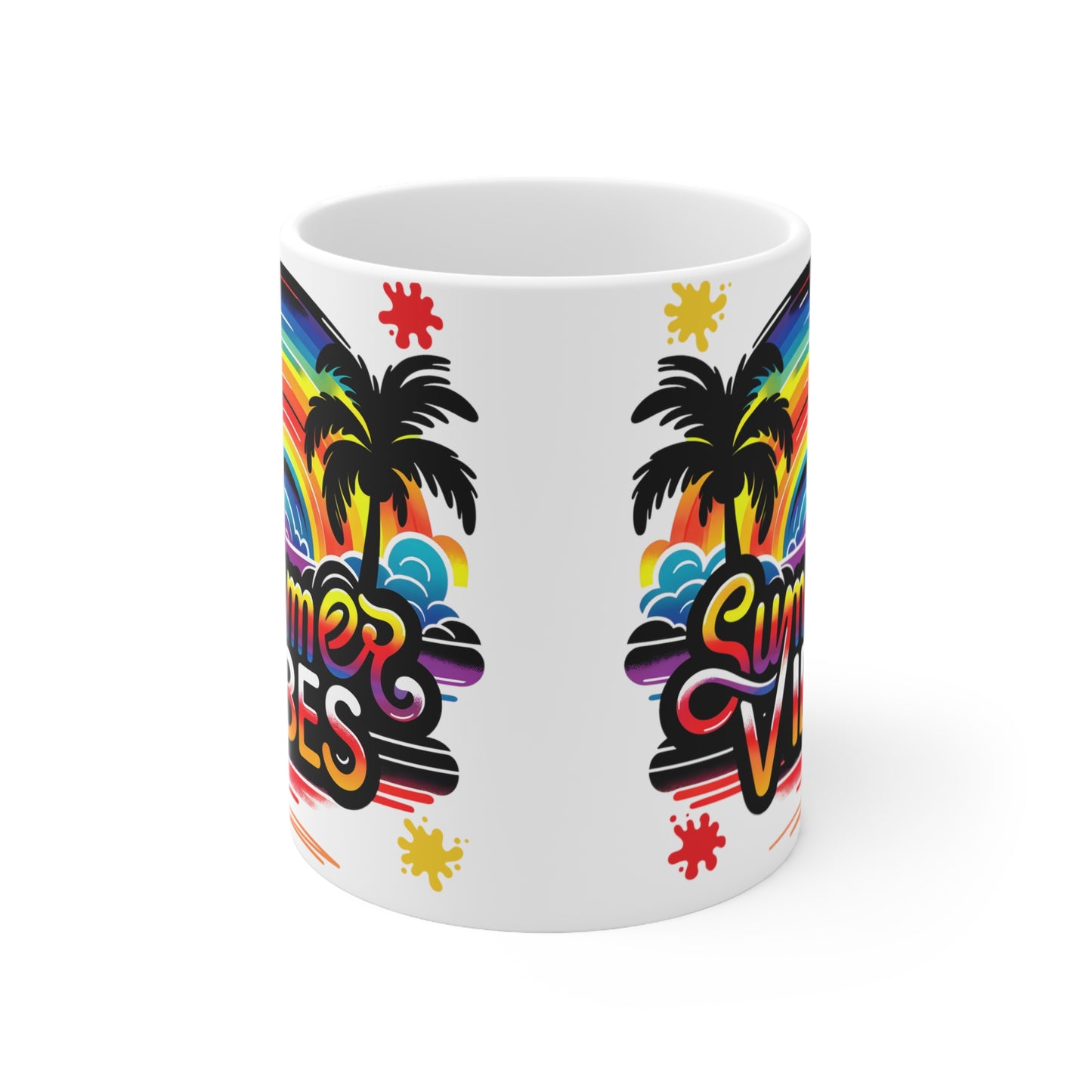 Summer Vibes Tropical Design Mug