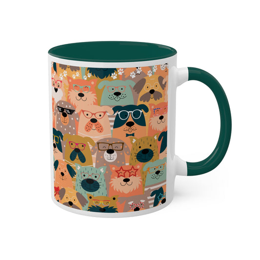  Cool Dogs with Sunglasses Coffee Mug