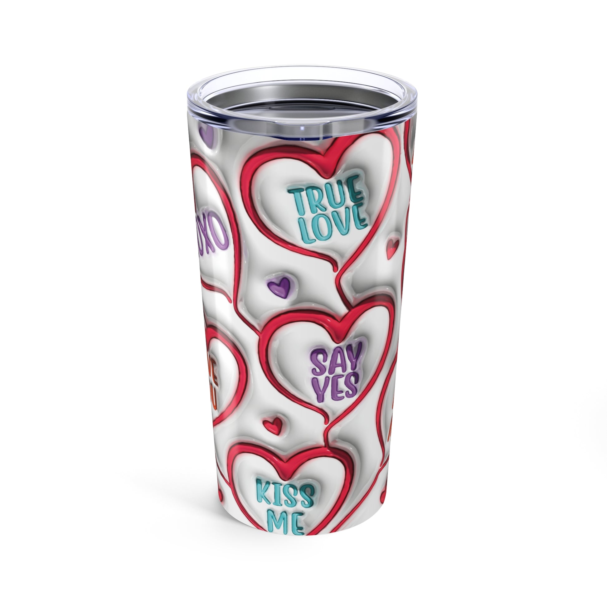 3D Valentine Tumbler