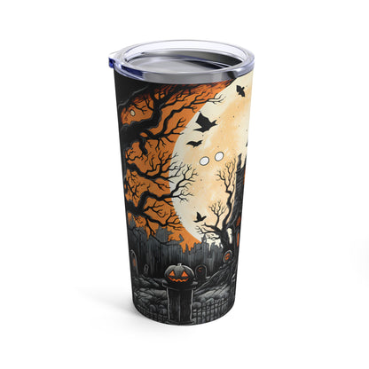 Halloween Haunted House Tumbler