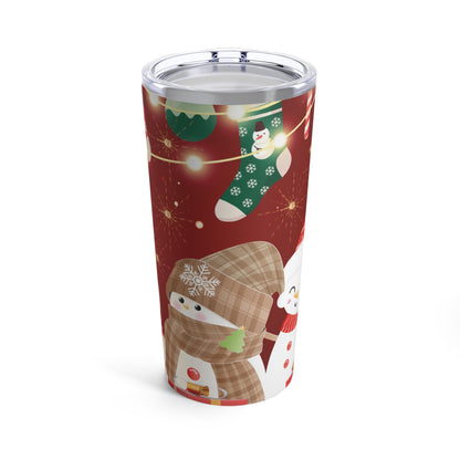 Tumbler Christmas Snowmen