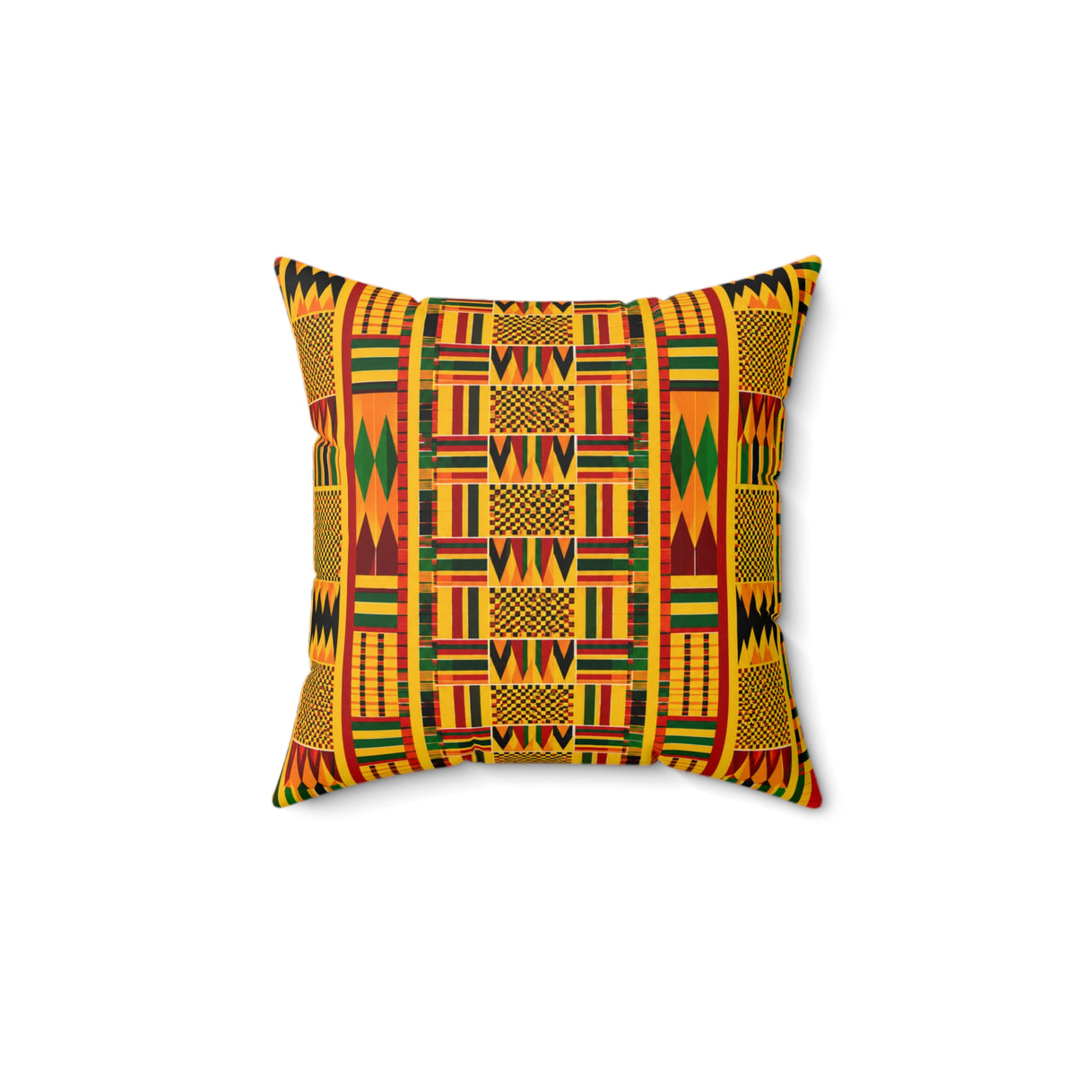 Kente Pattern Decorative Pillow