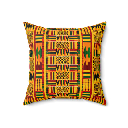 Kente Pattern Decorative Pillow