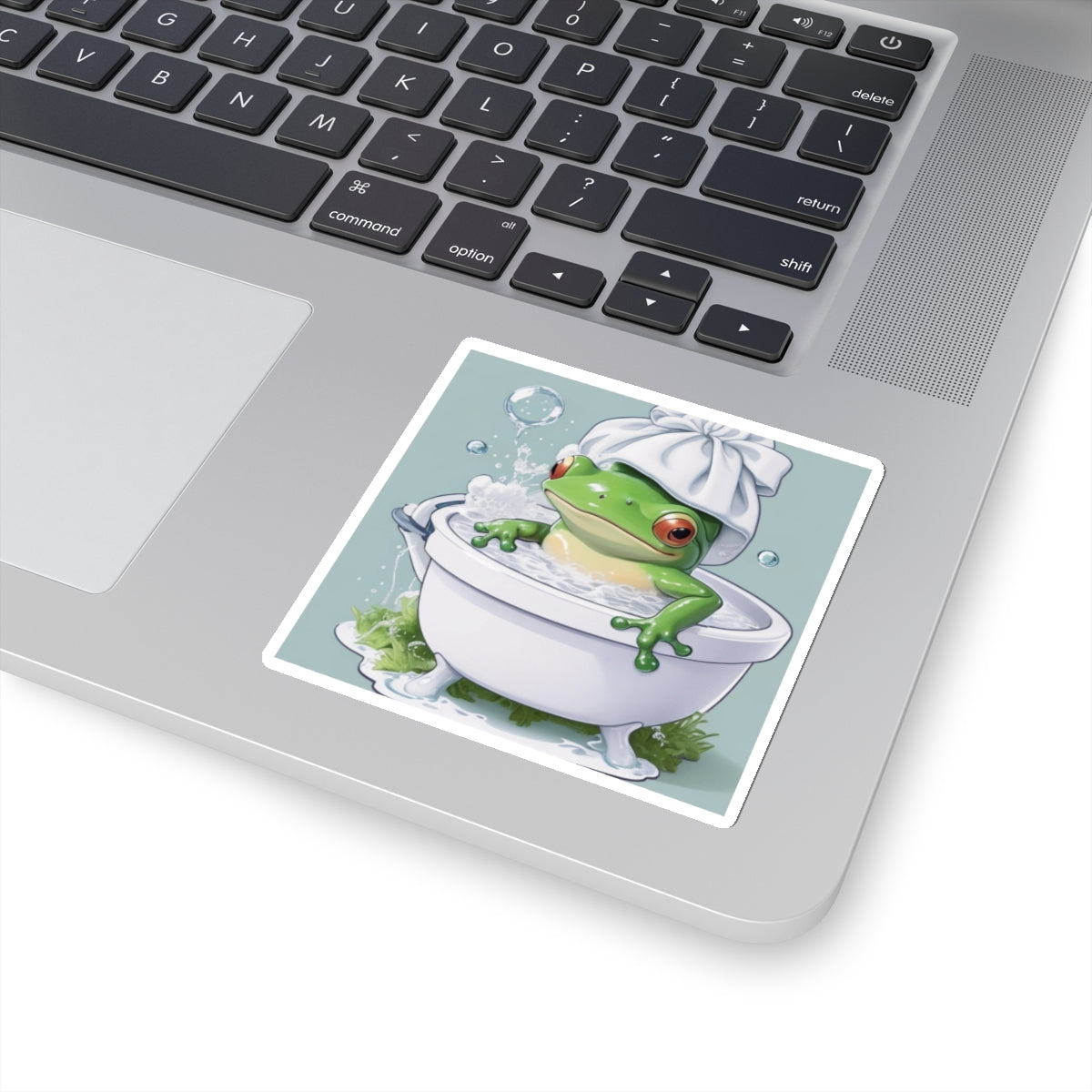 Sticker Frog Bath