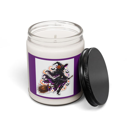 Halloween Witch Soy Candle — 9oz Scented Jar (Spooky Seasonal Decor)